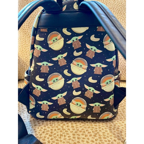 Disney Parks Loungefly Grogu Baby Yoda STAR WARS Mandalorian Mini Backpack main image 8